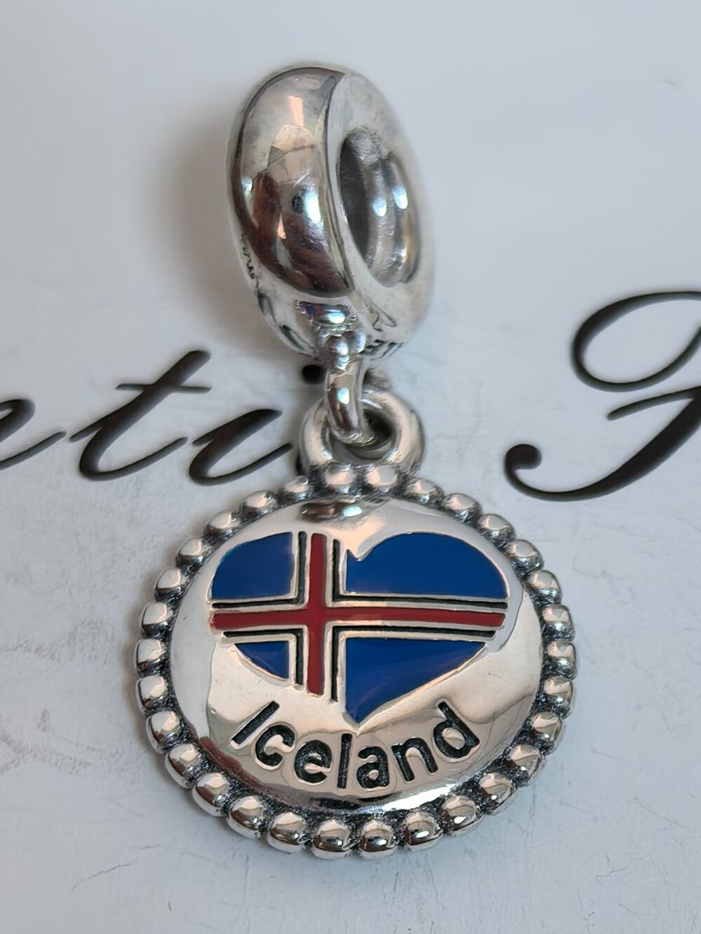 Pandora Iceland Exclusive Dangle Charm Pendant, S925 Silver Jewelry Bracelets